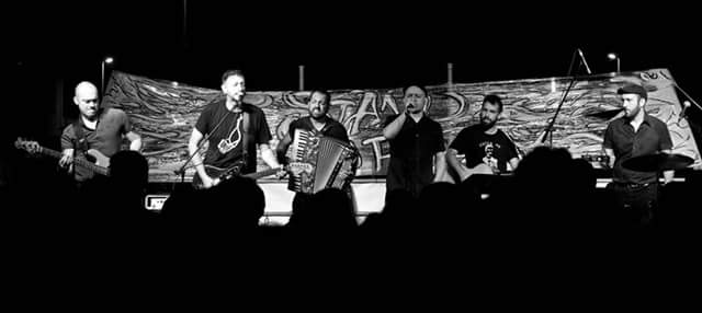 LUGLIO 19, 2015 -Giancane e Muro del Canto per la prima volta sul palco con Tracolla Hendrixxx