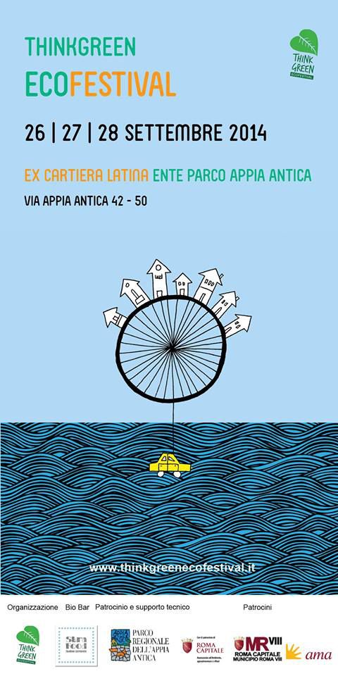 SETTEMBRE 26-27-28, 2014 - Think Green Ecofestival 2014-poster . PAG.1